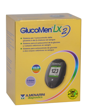 Glucomen LX3 Glucometro Misurazione Glicemia Chetoni Colesterolo