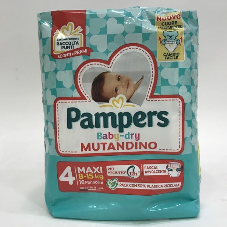 Pampers Baby Dry Pants Maxi 8-15 kg 16 pannolini