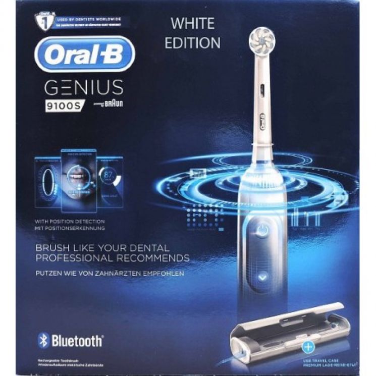 Realistisch betreuren volwassen Spazzolino elettrico Oral-B 9100 Genius Ultrathin Bianco | Farmacia di  Fiducia