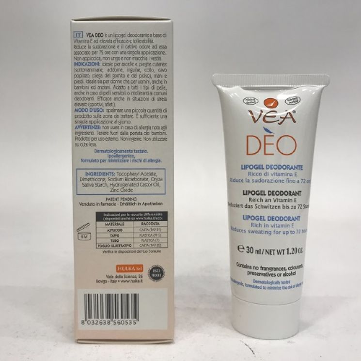 Vea® Desodorante Deo-Lipogel Hulka® 30ml - Farmacia Loreto