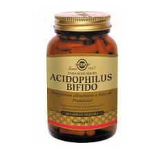 Acidophilus Bifido Solgar 60 capsule vegetali Fermenti lattici 