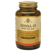 Donna 45 Boro Cal Mag Solgar 100 Tavolette Per la donna 