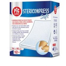 Compresse di Garza Sterili Pic Stericompress Soft 18cm x 40cm 12 Pezzi Garze e bende 