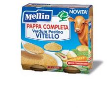 MELLIN PAPPA COMPL VTL 2X250G Brodo, passati di verdure e minestrine per bambini 