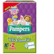 TELO CAMBIO PAMPERS 10+2PZ Accessori per il cambio 