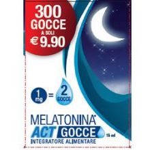 Melatonina Act Gocce 15ml Calmanti e sonno 