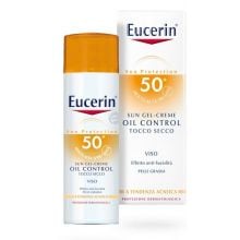 Eucerin Sun Protection Gel Creme Oil Control Tocco Secco Viso 50ml Creme solari viso 