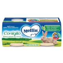 MELLIN OMOG CONIGLIO 2X80G Omogeneizzati di carne 