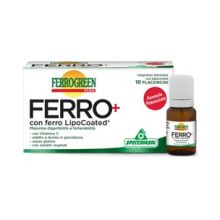 Ferrogreen Plus Ferro+ 10 Flaconcini Integratore Ferro 