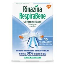 RINAZINA RESPIRABENE TRASP10 C Cerotti nasali 