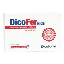 Dicofer Kids 20 Bustine Orosolubili Integratore Ferro 