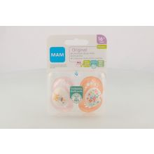 Mam Original Silikonseta 16+ 2 pezzi Ciucci in silicone 