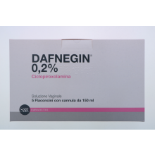 Dafnegin 5 Flaconi Soluzione vaginale 150ml 0,2% Schiume, lavande e detergenti vaginali 