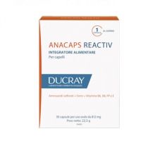 Anacaps Reactiv Ducray 30 Capsule Integratori per capelli e unghie 