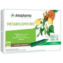 Arkopharma Arkofluidi Metabolismo Bio 20 Flaconcini Controllo del peso 