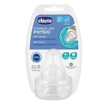 Chicco Tettarella Perfect5 2Mesi+ Silicone 2 Pezzi Biberon e accessori 