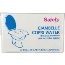 Copri WC Monouso Safety 10 Pezzi Altri prodotti medicali 