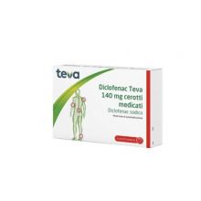 Diclofenac Teva 5 Cerotti Medicati 140 mg Farmaci Antidolorifici 