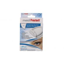 Compresse Oculari Adesive Sterili Medipresteril 6,5cm x 9,5cm 10 Pezzi Garze e bende 