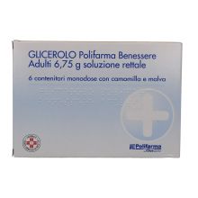 Glicerolo Polifarma 6 Microclismi Adulti 6,75g Lassativi 