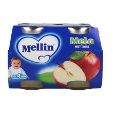 MELLIN NETTARE MELA 4X125ML Succhi di frutta per bambini 