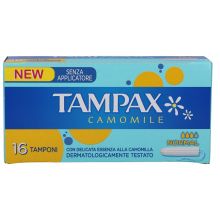 Tampax Camomile Senza Applicatore Normal 16 Pezzi  Assorbenti interni 