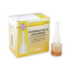 Glicerolo Sella 6 Microclismi Prima infanzia 2,25g Lassativi 