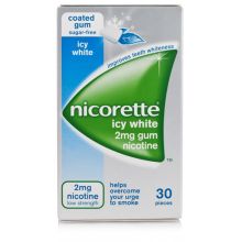 Nicorette 30 Gomme masticabili Menta forte 2mg Disassuefazione dal fumo 