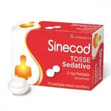 Sinecod Tosse Sedativo 18 Pastiglie 5 mg  Farmaci Per La Tosse Secca 