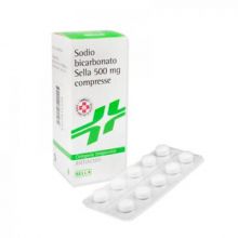 Sodio bicarbonato Sella 50 Compresse 500mg Antiacidi 