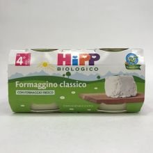 Hipp Biologico Omogeneizzato Formaggino Classico 2x80g Omogeneizzati di formaggi 