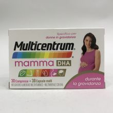 Multicentrum Mamma DHA 30 Compresse + 30 Capsule Molli  Integratori per gravidanza e allattamento 