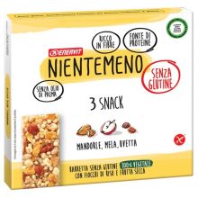 Nientemeno 3 Snack Mandorle Mela e Uvetta Altri alimenti senza glutine 