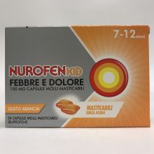 Nurofenkid Febbre Dolore 24 Capsule masticabili 100mg Unassigned 