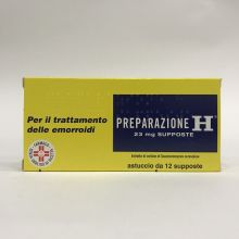 Preparazione H 12 Supposte 23 mg Antiemmorroidari 