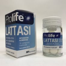 Prolife Lattasi Masticabile 30 Compresse Digestione e Depurazione 