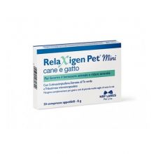 Relaxigen Pet Mini Cane e Gatto 20 Compresse Integratori per cani 