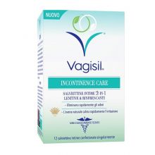 Vagisil Incontinence Care Salviette 12pz Altri prodotti per l'igiene intima 