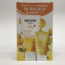 Weleda Baby Crema Protettiva Calendula 75ml e Babywash Corpo e Capelli Calendula 50ml Offertissime 