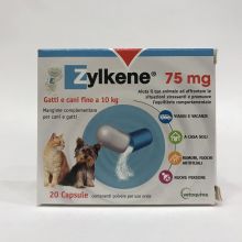 Zylkene integratore rilassante per gatti e cani 20 capsule 75 mg