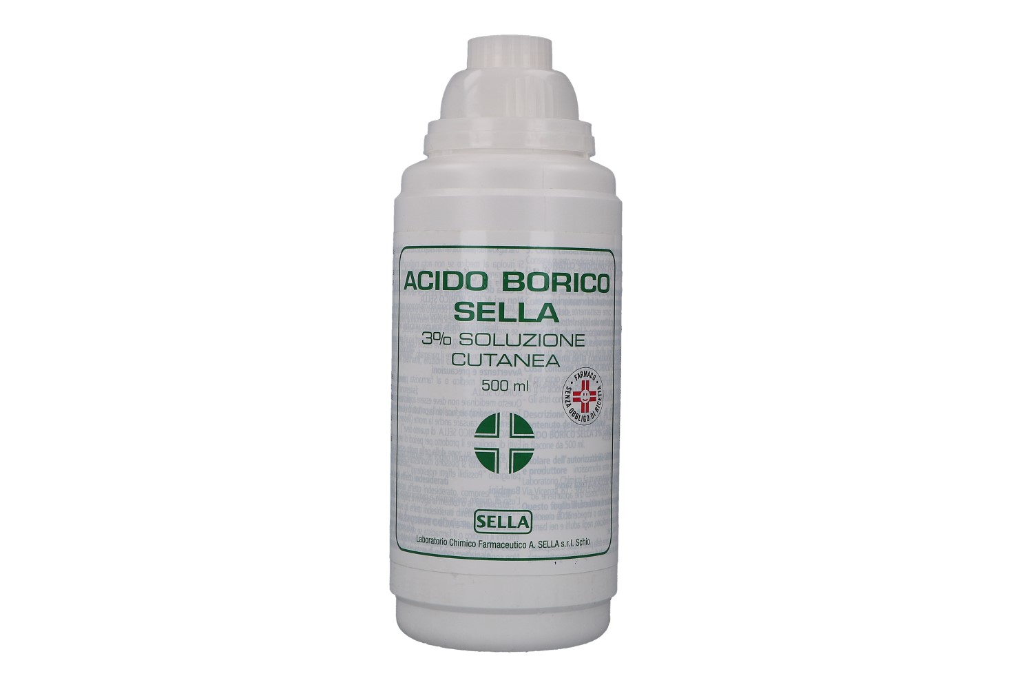 Acido Borico Sella 3% Soluzione Cutanea Flacone 500 ml